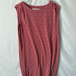 Ann Taylor LOFT Red Business Casual Dress